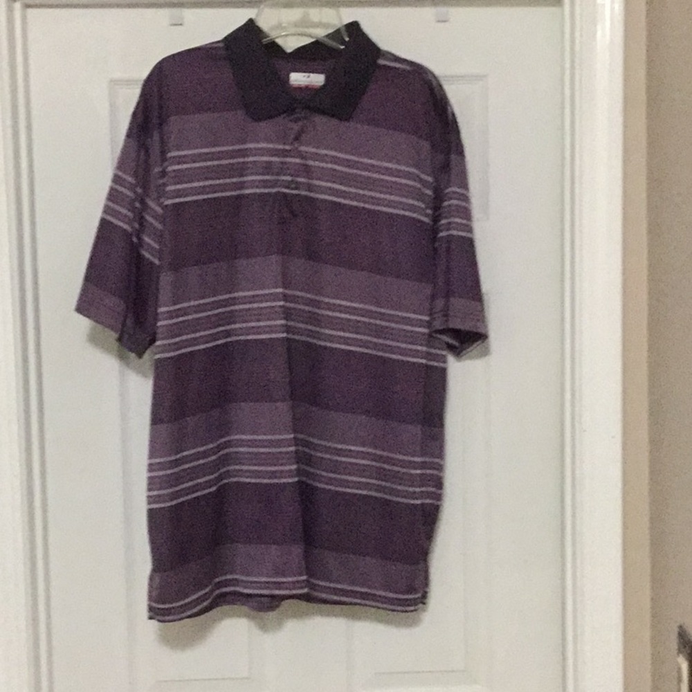 Men’s 2XL grand slam purple polo
